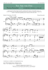 You Are the One SAB choral sheet music cover